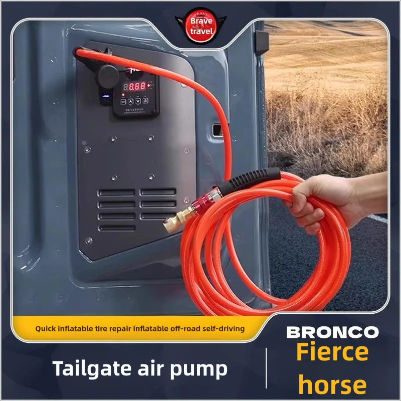 

modified tailgate car mounted air pump, trunk outdoor electric air pump for Ford domestic Bronco