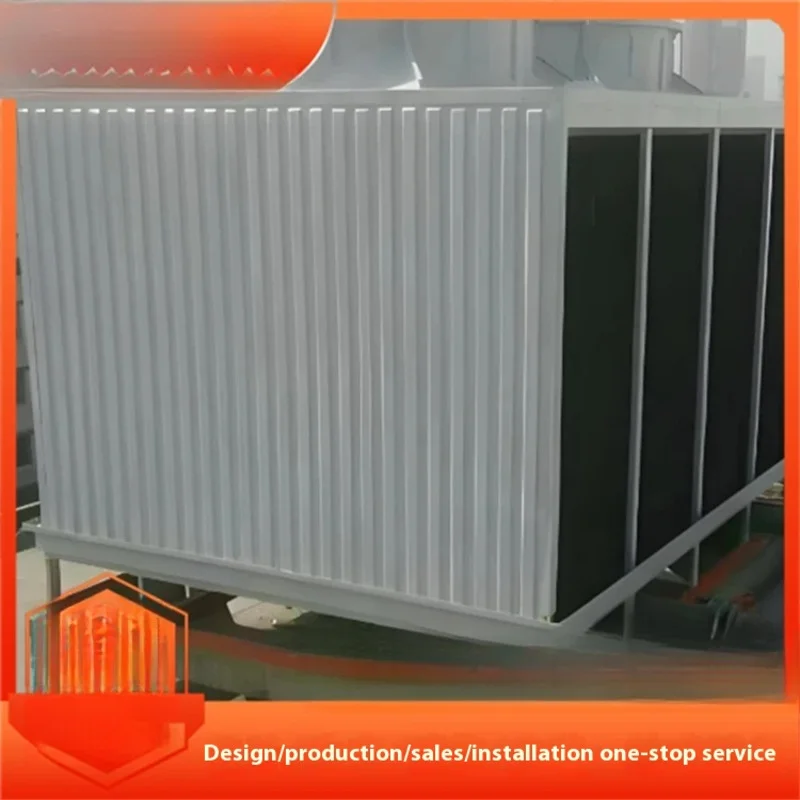 Room temperature square cross flow closed type Open closed cooling tower, cross flow counter current cooling tower Low noise cro