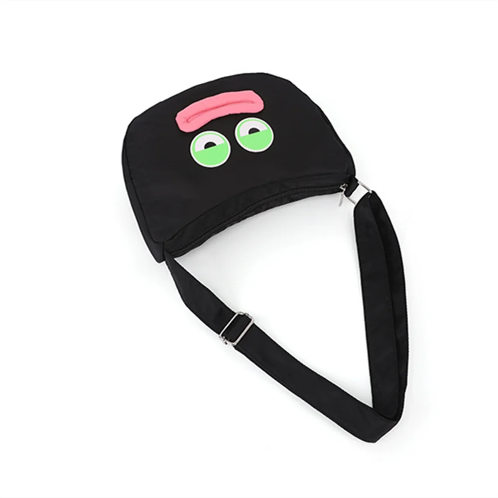 Cute Funny Girl Bag Ladies Daily Street Fanny Packs Original Lovely Sausage Mouth Wweet Cool Nylon Cloth Crossbody Bag