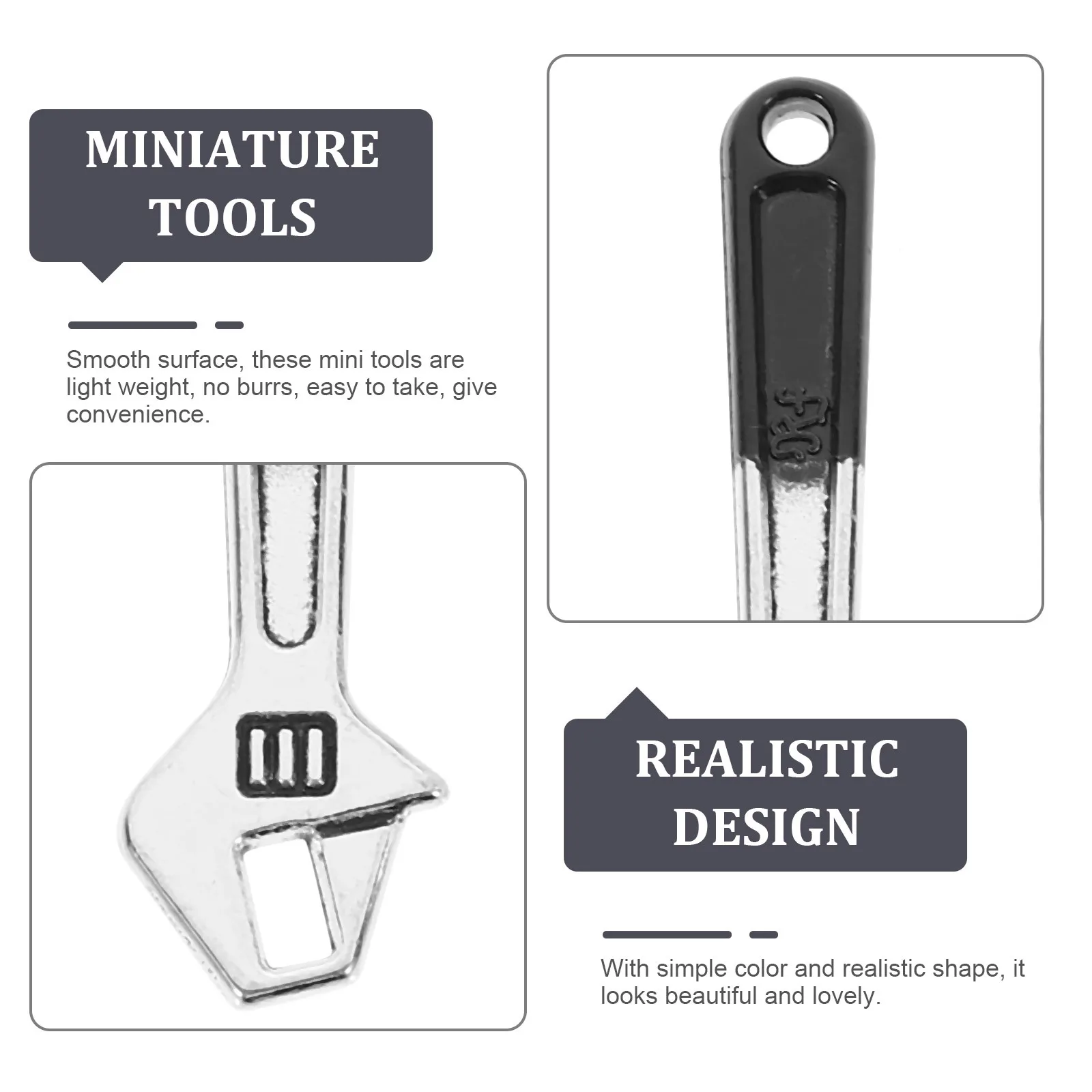 ชุดเครื่องมือจิ๋วสำหรับบ้านตุ๊กตา ขนาดเล็ก สำหรับสร้างฉากจิ๋ว ถ่ายภาพ ตกแต่งบ้านจิ๋ว เครื่องมือจิ๋วสำหรับเล่นสมมติ