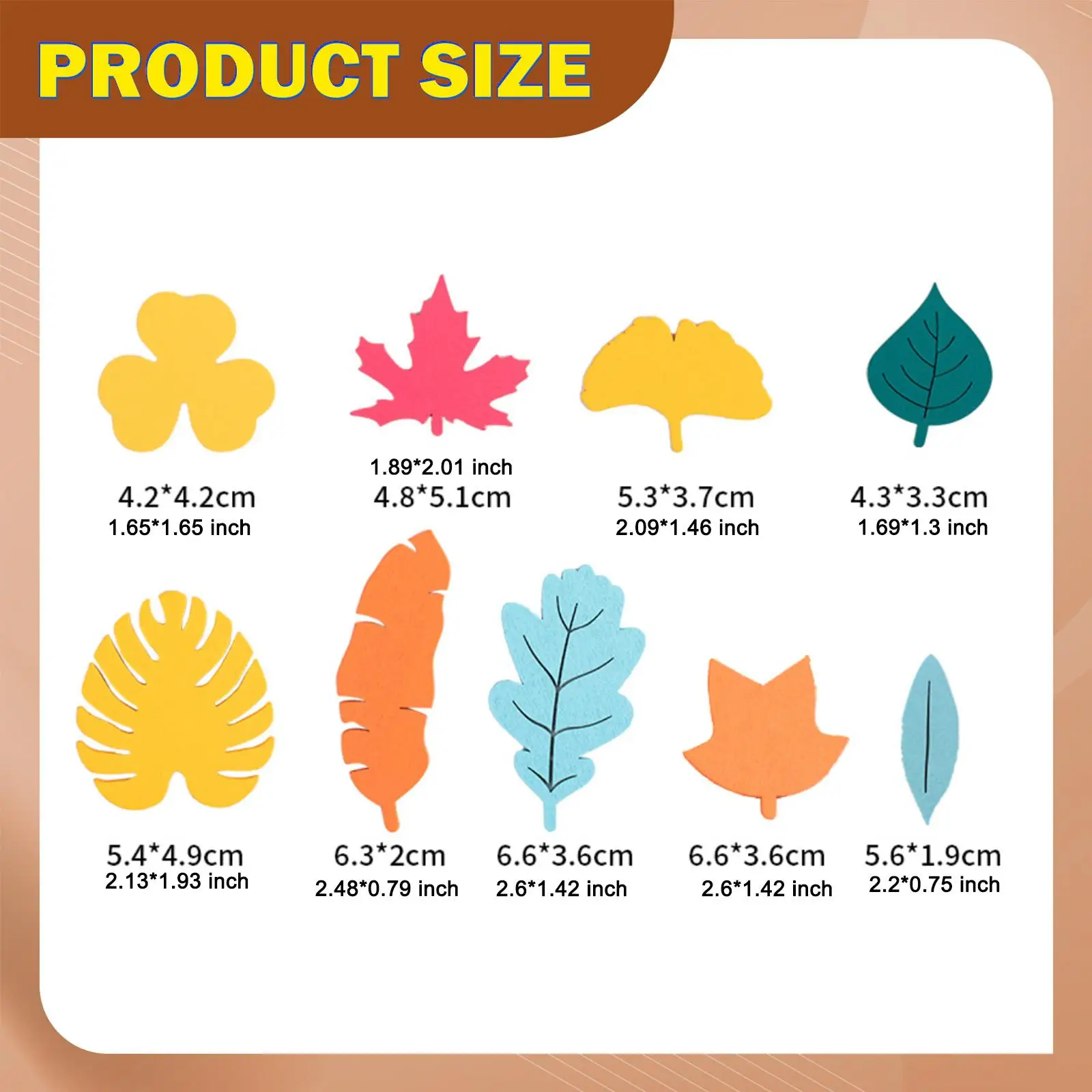 27x jouets d'identification de feuilles en bois, jouet de tri sensoriel de formes de couleur pour tout-petits