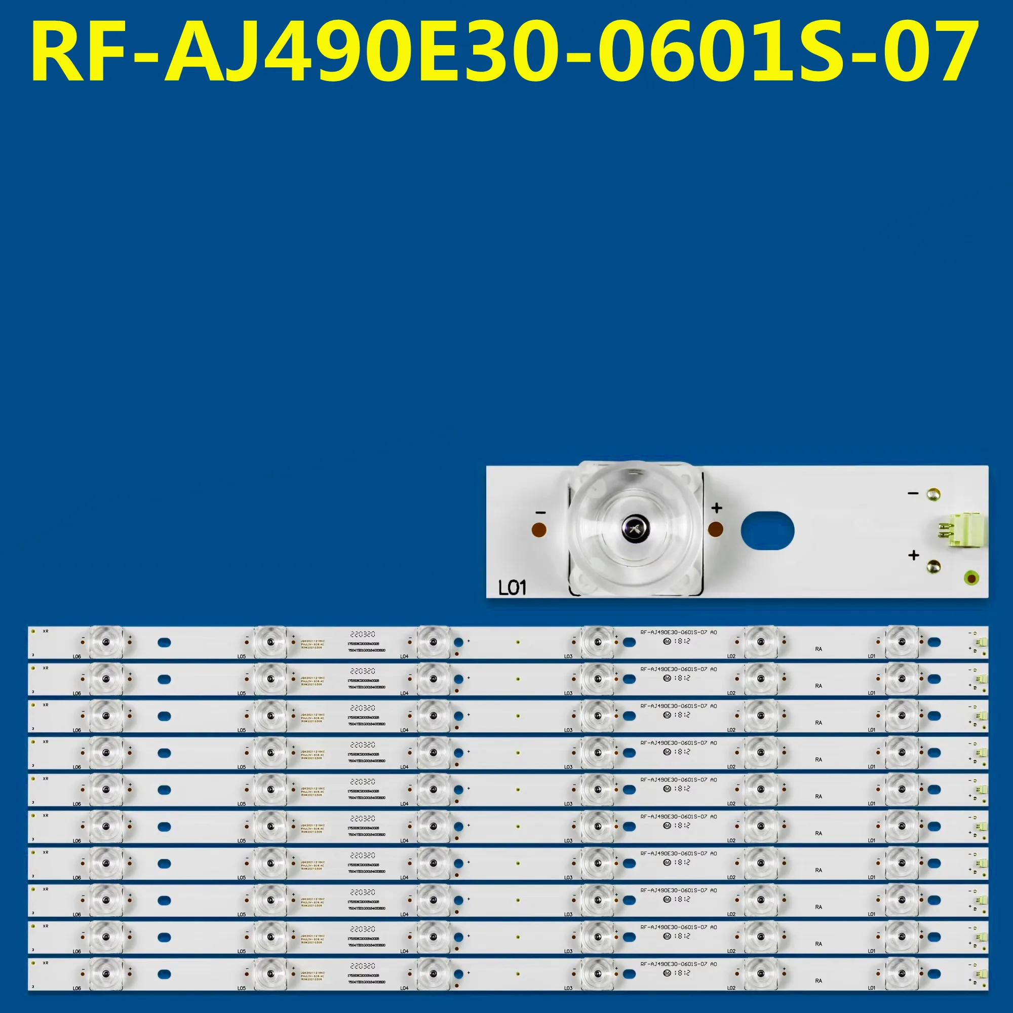 LED Backlight Strip For RF-AJ490E30-0601S-07 A0 LC-49CUG8362KS LC-49CUF8372ES LC-490UF8472ES LC-49CUG8462ES LC490EQY (SH)(M1)