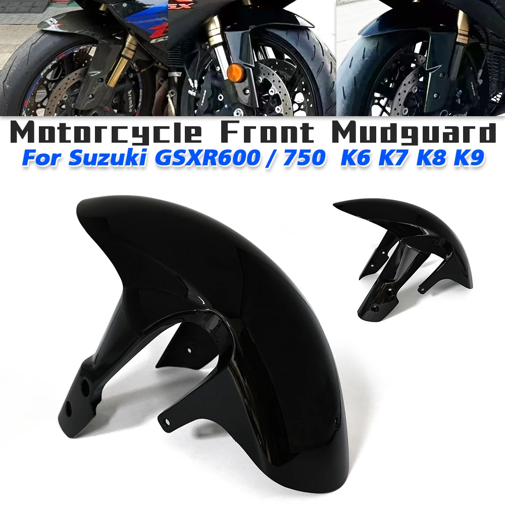 

For Suzuki GSXR600 750 K6 K7 K8 K9 2006-2009 Motorcycle Front Mudguard Fit on GSXR750 GSXR600 Front Fender 2006 2007 2008 2009