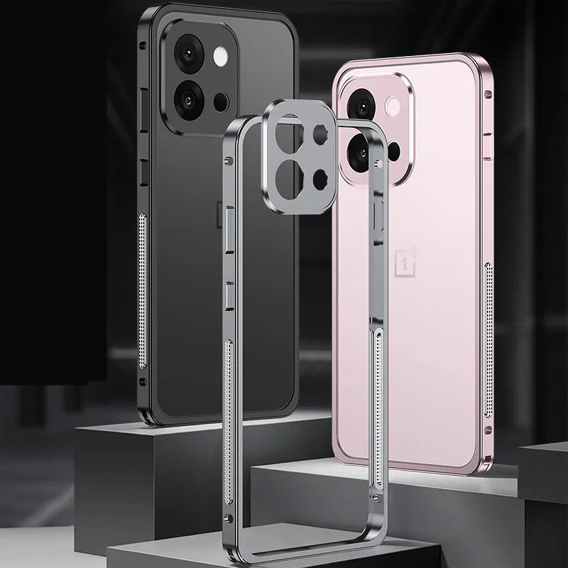 

Aluminum Metal Bumper Case For Oneplus 13T 1+13T Phone Accessories With Camera Lens Protector
