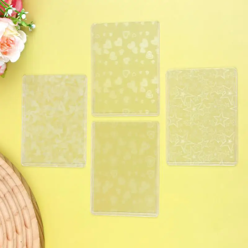10 Stück holografische, transparente Laser-Fotokartenhüllen, wasserdichter PVC-Kartenschutz für Kpop-Idol-Fotosammlungen, DIY-Scrapbook-Dekoration – Detail 7