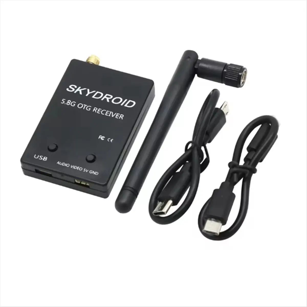 

Skydroid UVC Dual Antenna Control Receiver OTG 5.8G 150CH Full Channel FPV Receiver W/Audio for Smartphone RC Drone