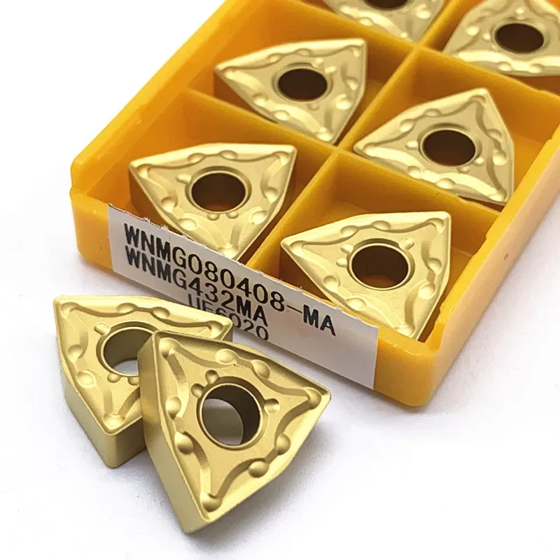 كربيد إدراج WNMG080404 WNMG080408 MA VP15TF UE6020 US735 الخارجية تحول سكين أدوات المخرطة أداة التصنيع باستخدام الحاسب الآلي WNMG 080404 تحول أداة #5