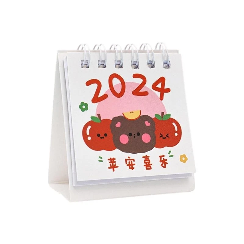 

Ally Desktop Calendar, 2024 Mini Cartoon Up Monthly Planner for Home Office School Decorations