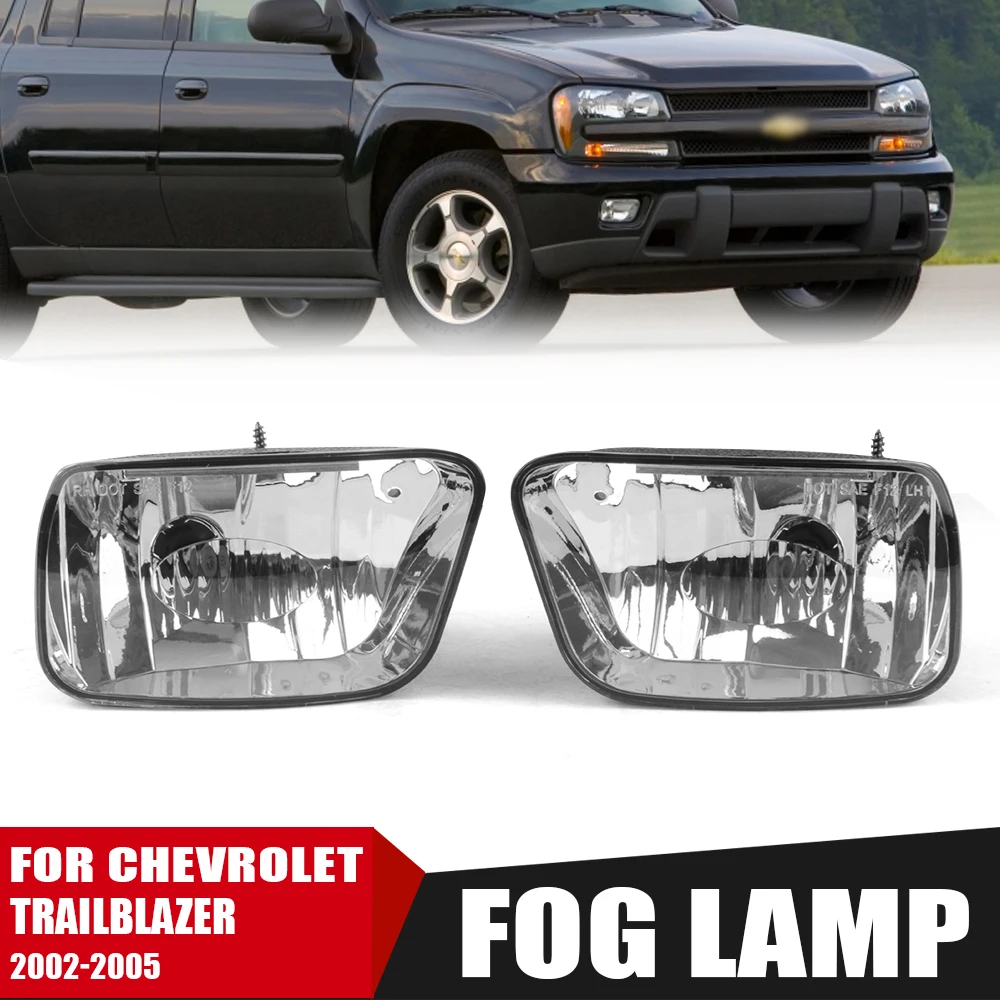 

Front Bumper Fog Lamp Upgrade FOR CHEVROLET TRAILBLAZER 2002 2003 2004 2005 2006-2009 Version Additional Foglight Set