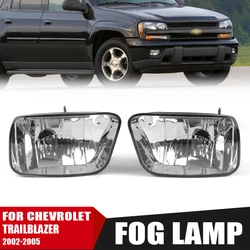 Front Bumper Fog Lamp Upgrade FOR CHEVROLET TRAILBLAZER 2002 2003 2004 2005 2006-2009 Version Additional Foglight Set
