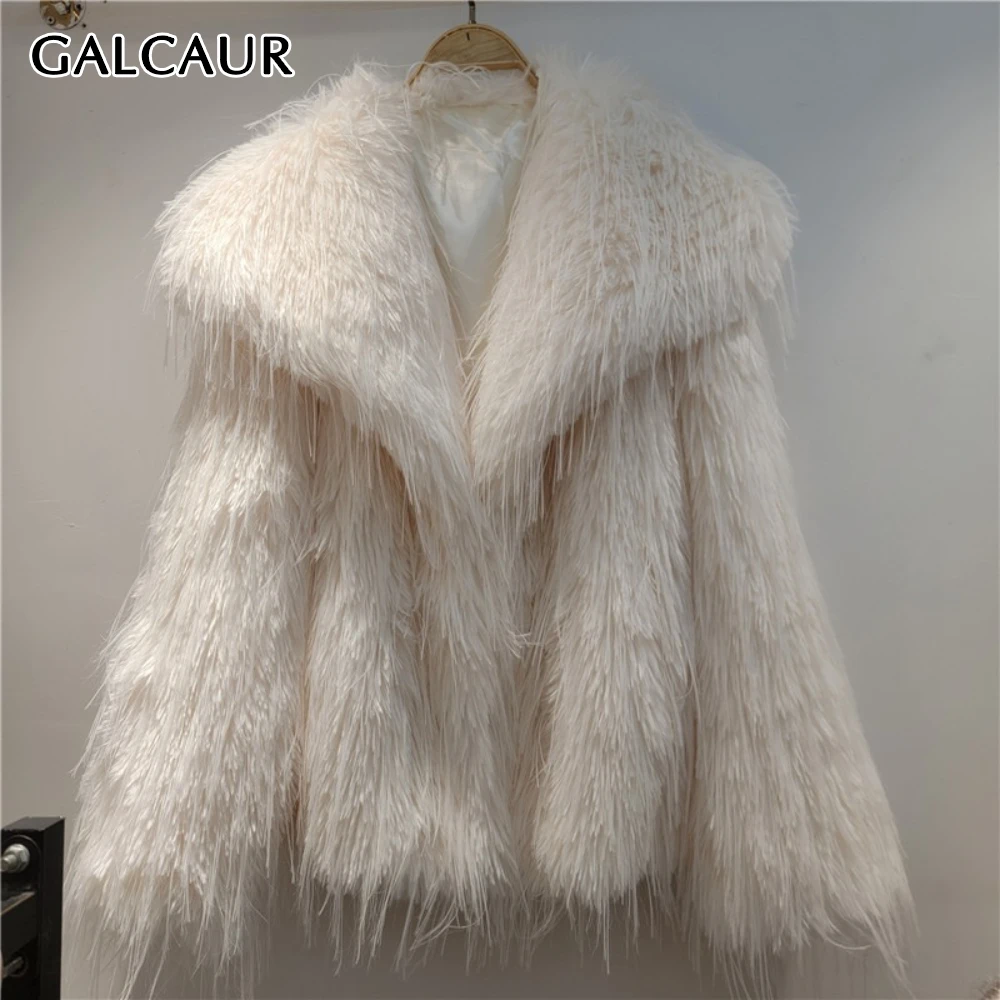 

GALCAUR однотонная корейская минималистичная куртка с кисточками, женские свободные элитные женские куртки с лацканами и длинными рукавами, осенняя мода, новинка