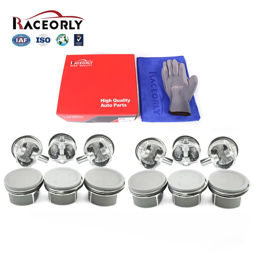

RACEORLY 12* Pistons Rings Φ82mm For Mercedes Benz S600L CL600 5.5 V12 M275 W221