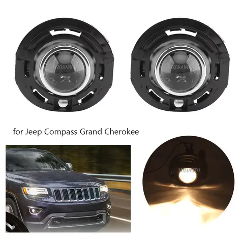 Fog Lights for Jeep Compass Grand Cherokee Patriot for Chrysler 300 200 for Dodge Avenger Challenger Charger Fog Lamp Accessorie