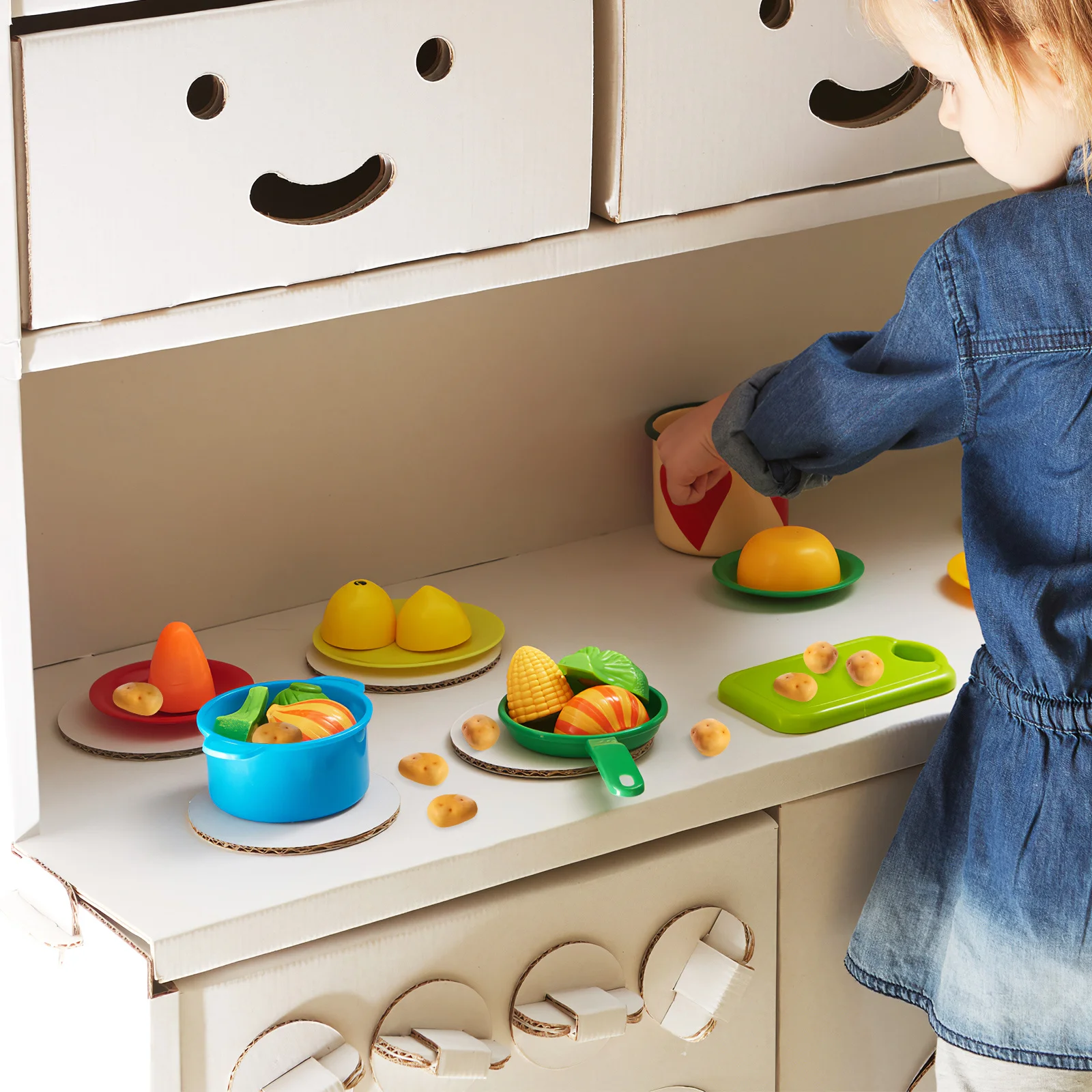 

20Pcs Artificial Potatoes Simulation Realistic Mini Size Lightweight for Home Kitchen Garden Decoration Props Toy