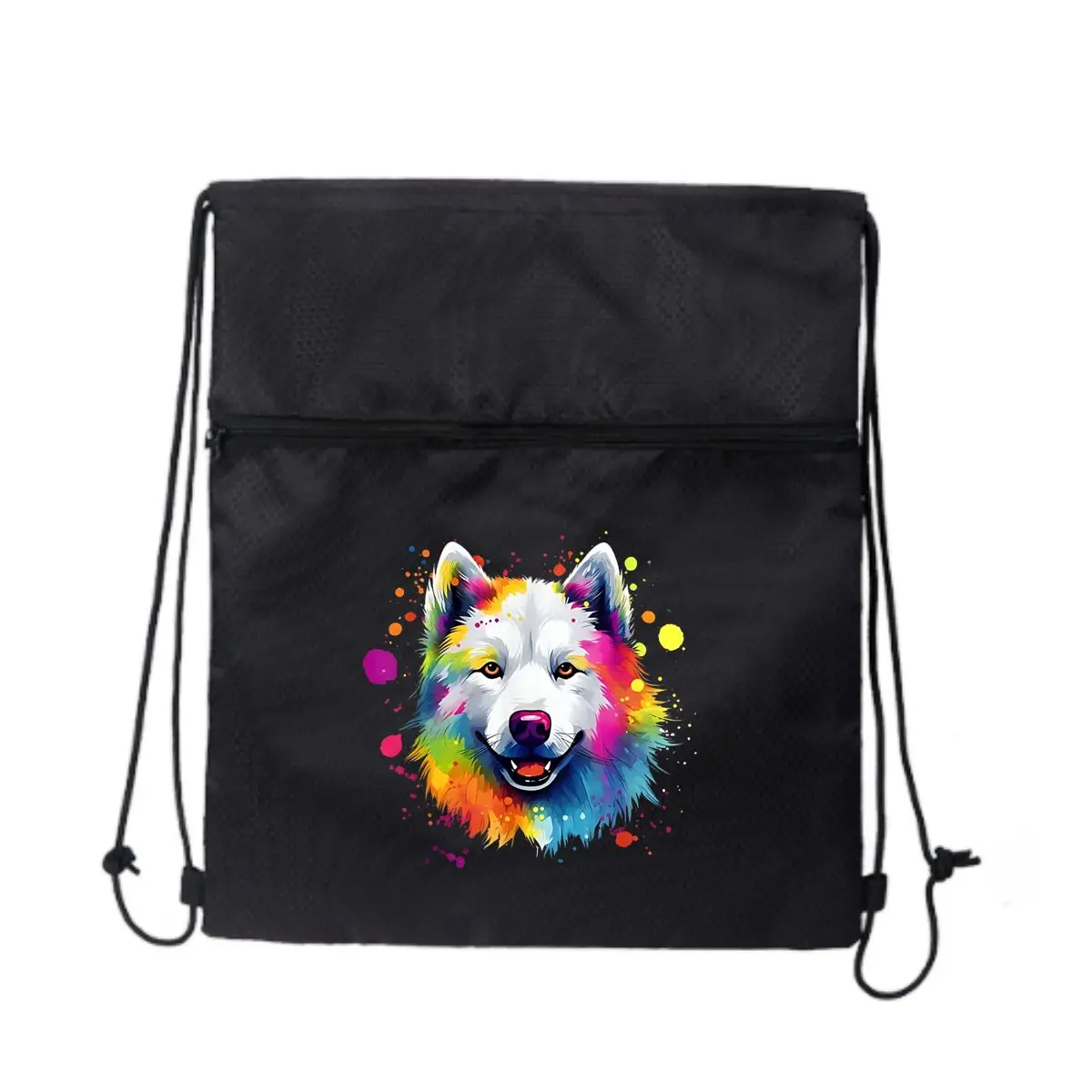 

Wolf Art приносит дикую радость модный рюкзак на шнурке портативный дорожный рюкзак