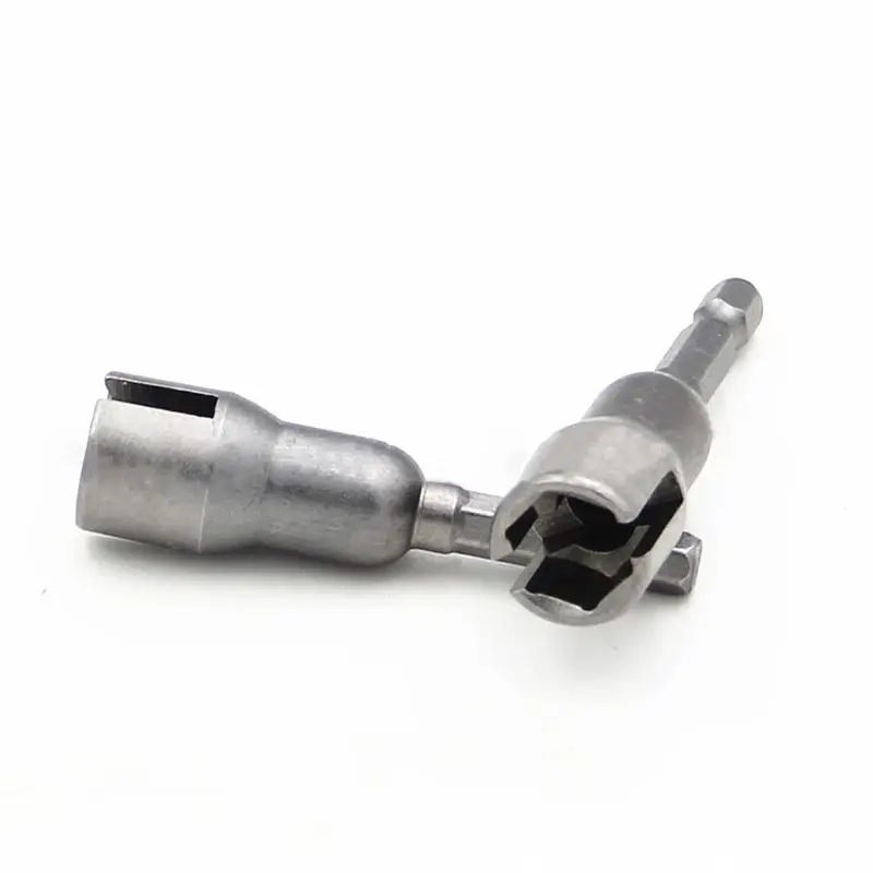 Chave de soquete sextavada 65mm longo cromo vanádio aço multi-função universal chave de soquete adaptador de chave de fenda elétrica