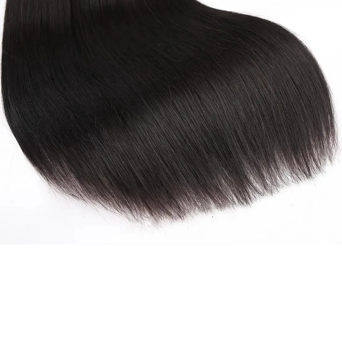 Cabello 100% humano para trenzar, extensiones de cabello humano liso sin trama para ganchillo, color negro Natural, 50 gramos