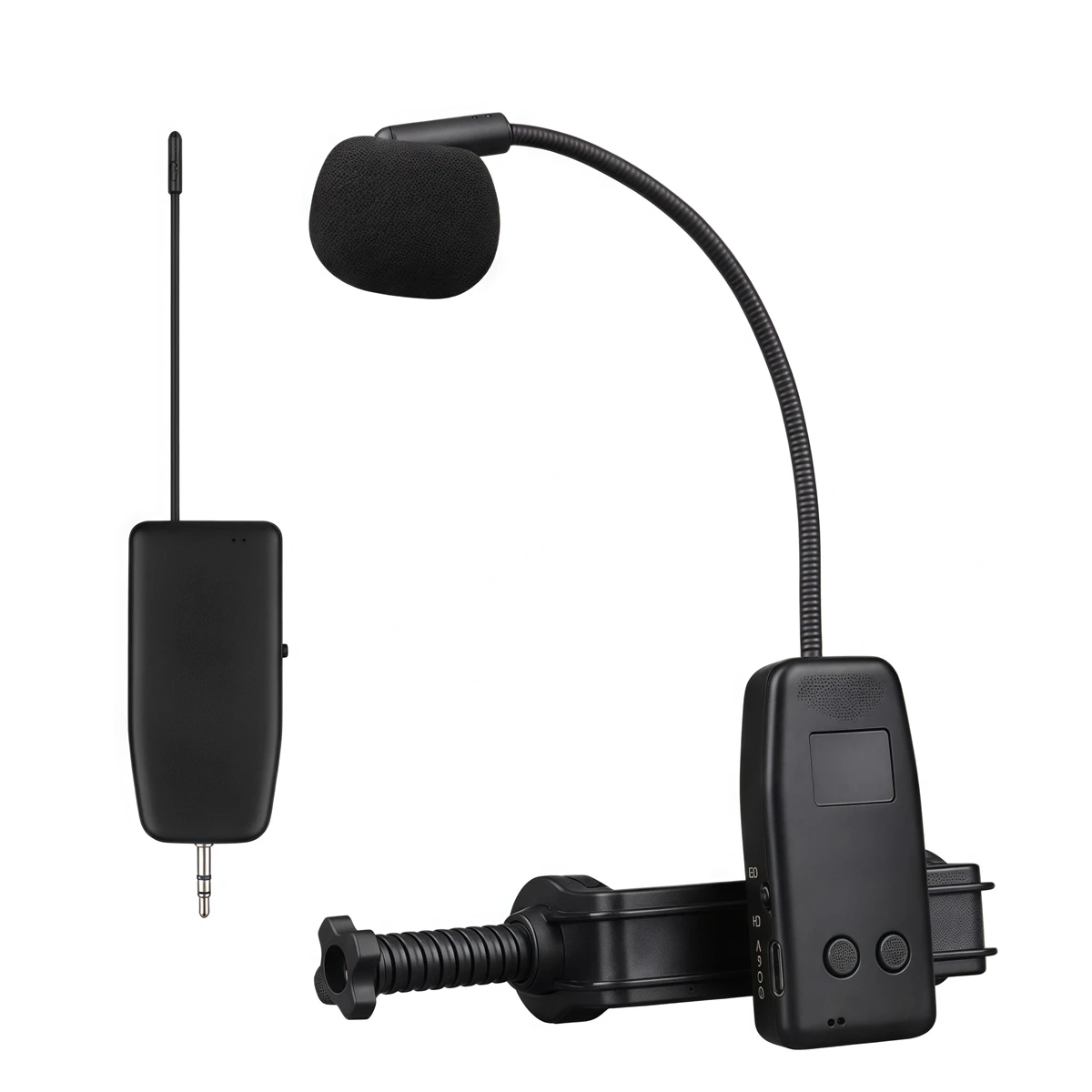 Automatic Pairing Microphone System Automatic Pairing 2.4G Microphone System 360 Degree Audio Coverage Hassle-free Setup
