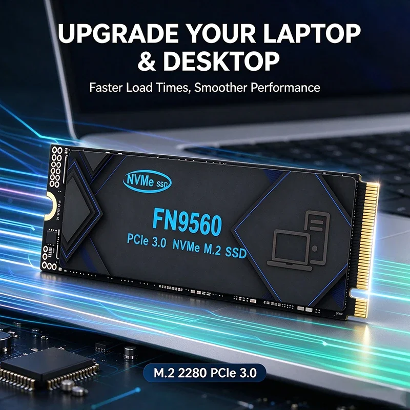 2026 New Original FN9560 NVMe SSD PCIe3.0 Internal Solid State Drive 500GB 1TB 2TB 4TB M.2 2280 Hard Disk for Computer Laptops