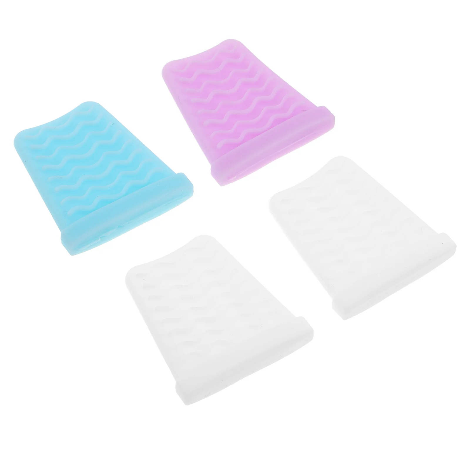 4 قطع من أدوات إزالة الوجه يغطي مكشطة الجلد الواقية من السيليكون وأكمام الغسيل وملعقة الوجه