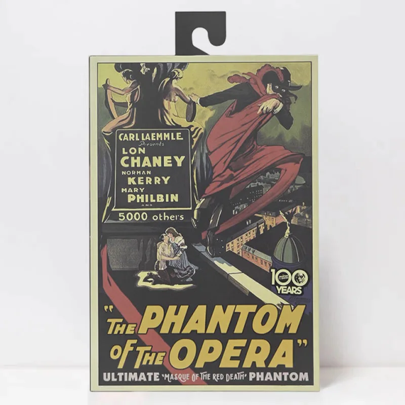 

NECA 04879 Фигурка «Призрак оперы» 1925 Ultimate Masque of the Red Death Фигурки игрушки 7-дюймовая модель Оригинальный подарок