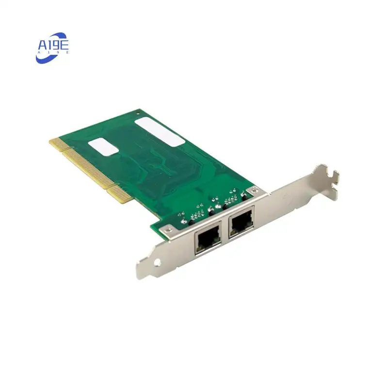 

A19E-1Set 82546EB PRO 1000MT PCI Гигабитная двухпортовая сетевая карта 8492MT Сетевая карта ПК + металл