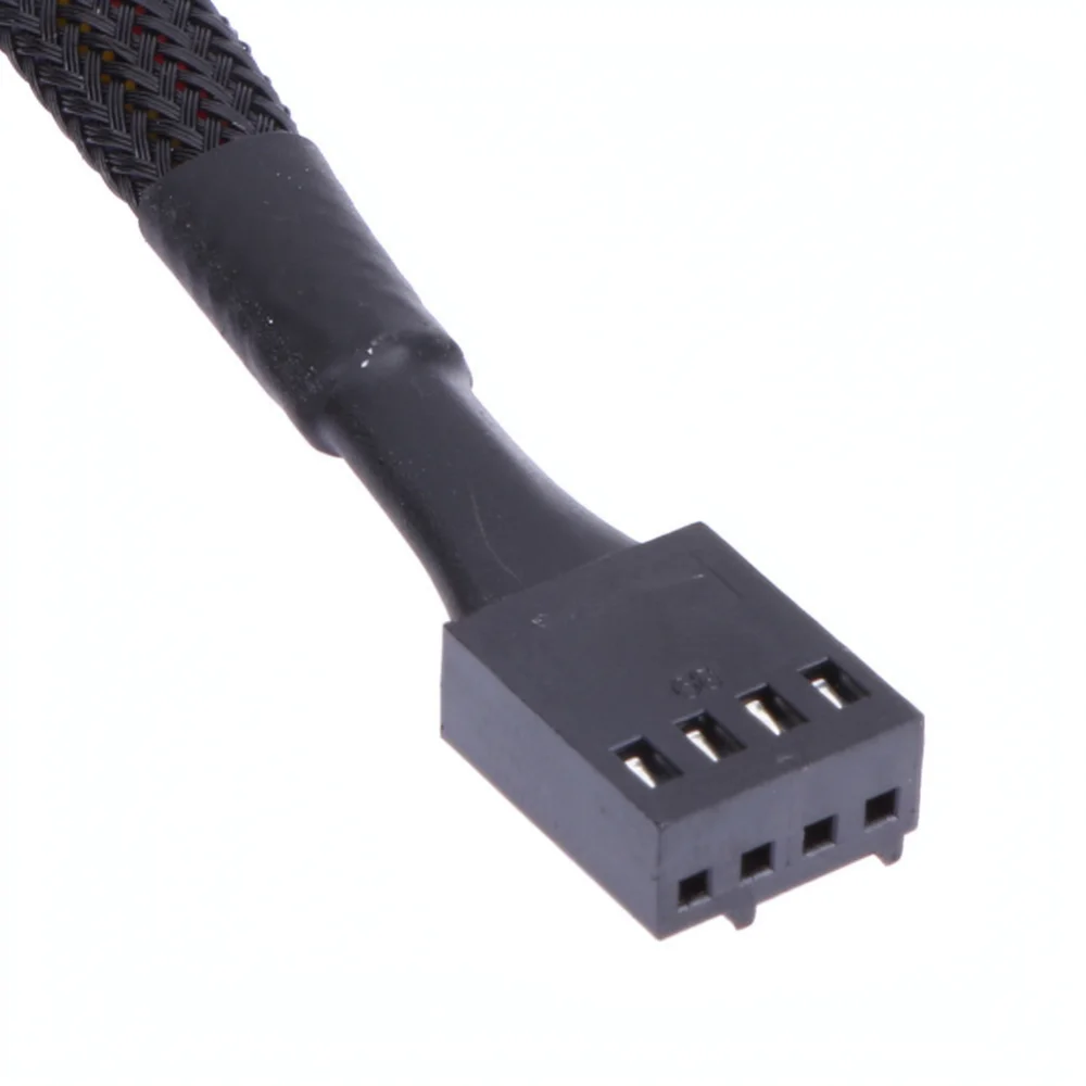For For Chuanfu Fan Hub PWM Splitter Adapter 4 Pin Extension Cable Computer Case Cooler Motherboard Internal Wire Connector