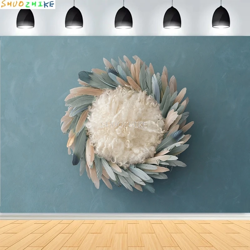 recem-nascido-artistico-retrato-pano-de-fundo-rosa-floral-doce-bebe-aniversario-fotografia-fundo-photo-studio-prop-hf27