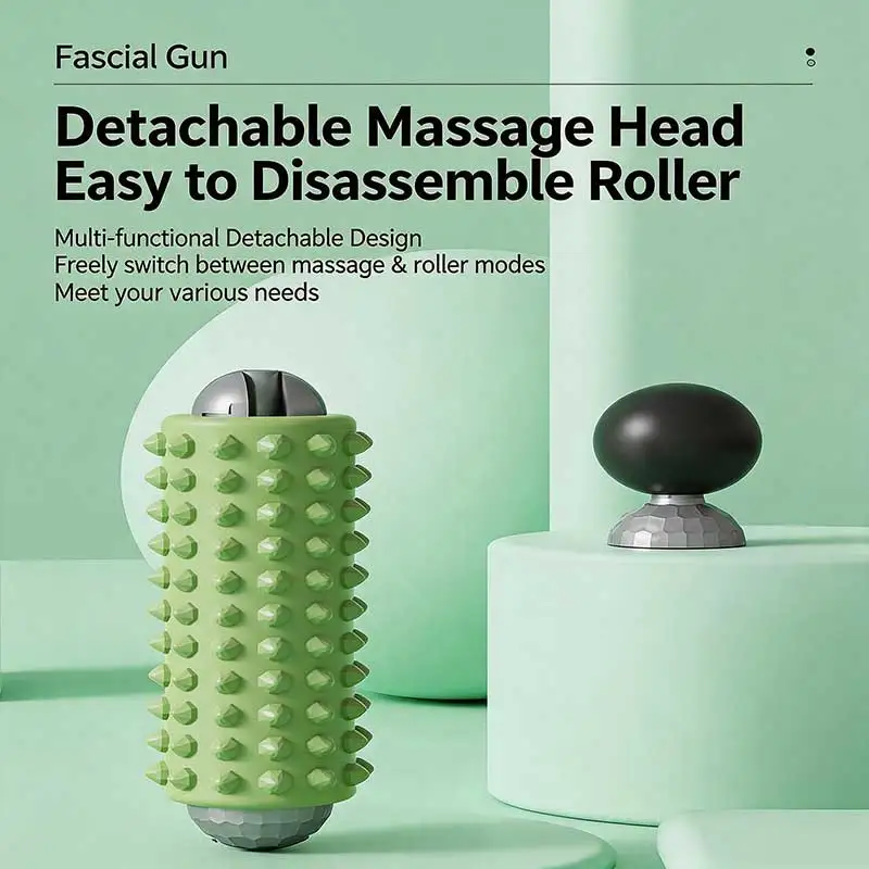JianYouCare Yoga Portable Mini Electric Massage Stick Vibrating Muscle Massage Ball Roller 2-in-1 Portable Full-Body Foot relax view 6