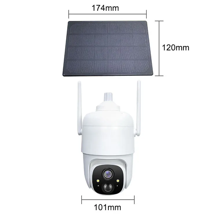 Hot Top Sellers Wireless Home 360 Degrees 4G Wifi CCTV Security Solar Network Camera