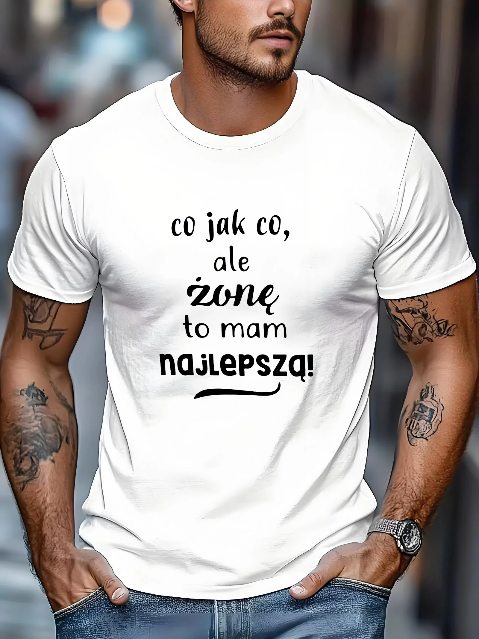 Men's outdoor leisure sports T-shirt, men's summer T-shirt, with micro-elastic knitted fabric