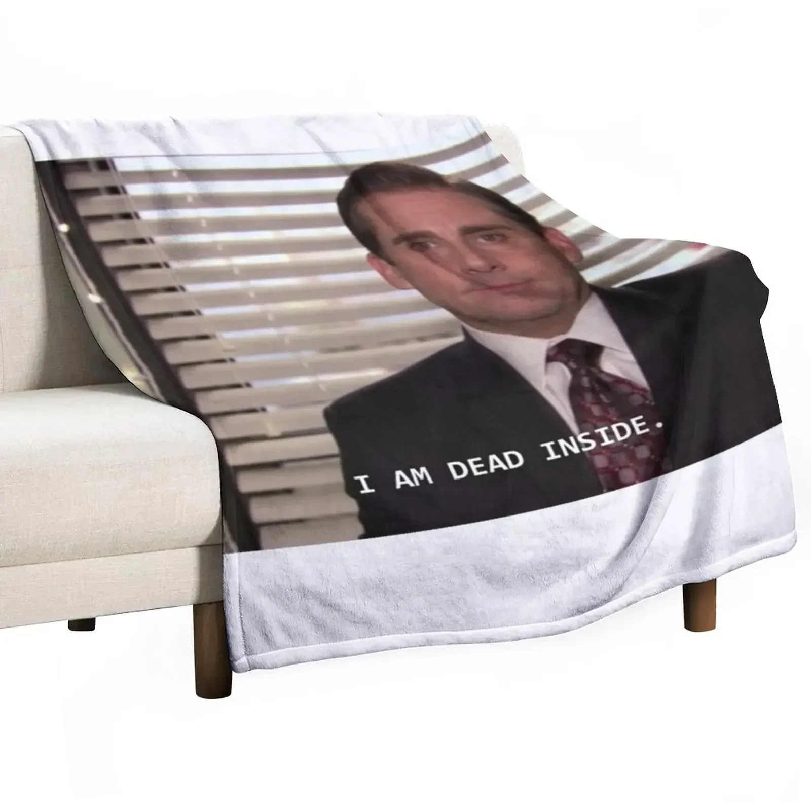 

i am dead inside Throw Blanket Plush manga funny gift Blankets