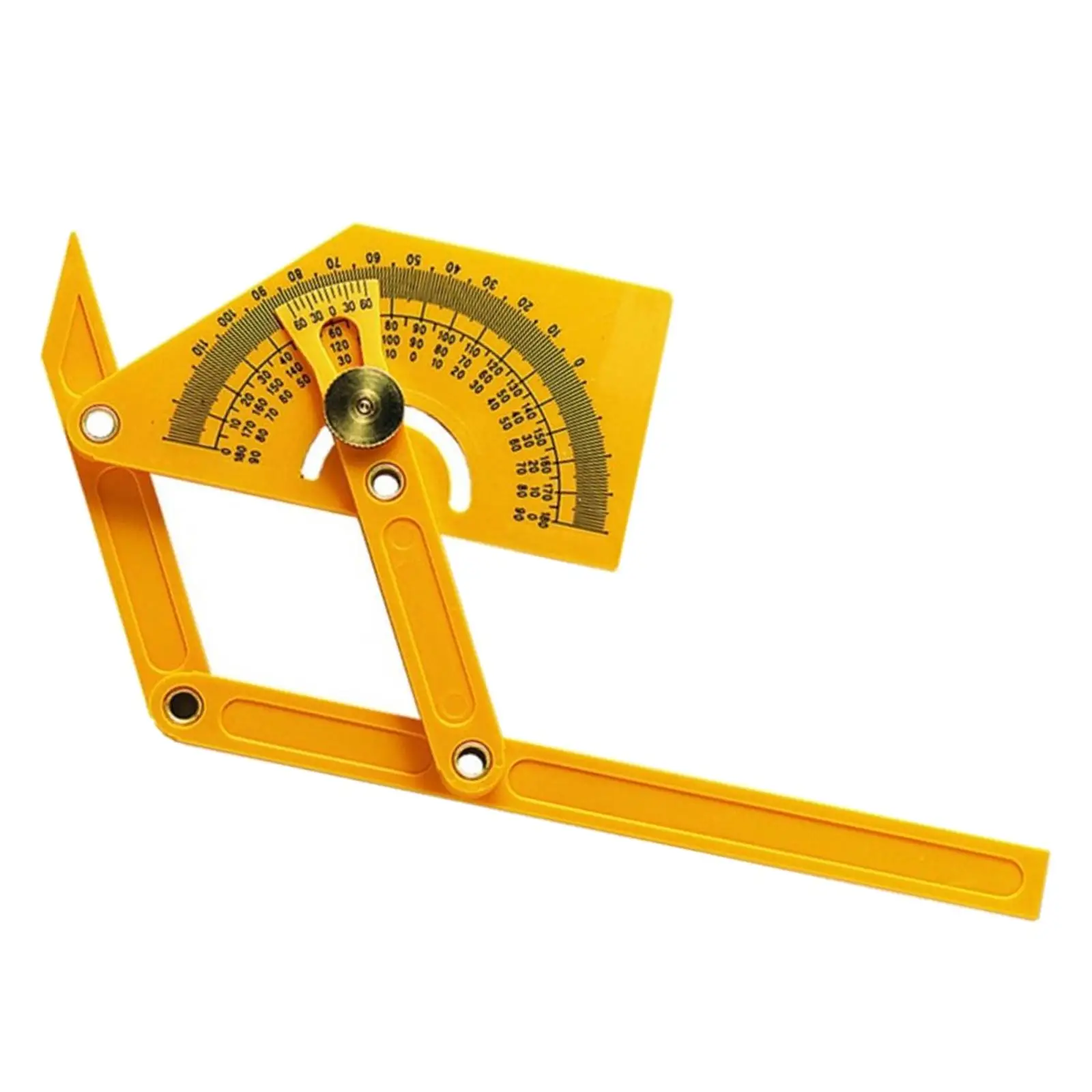 Portable Protractor Angle Finder Measuring Tool 0 to Woodworking