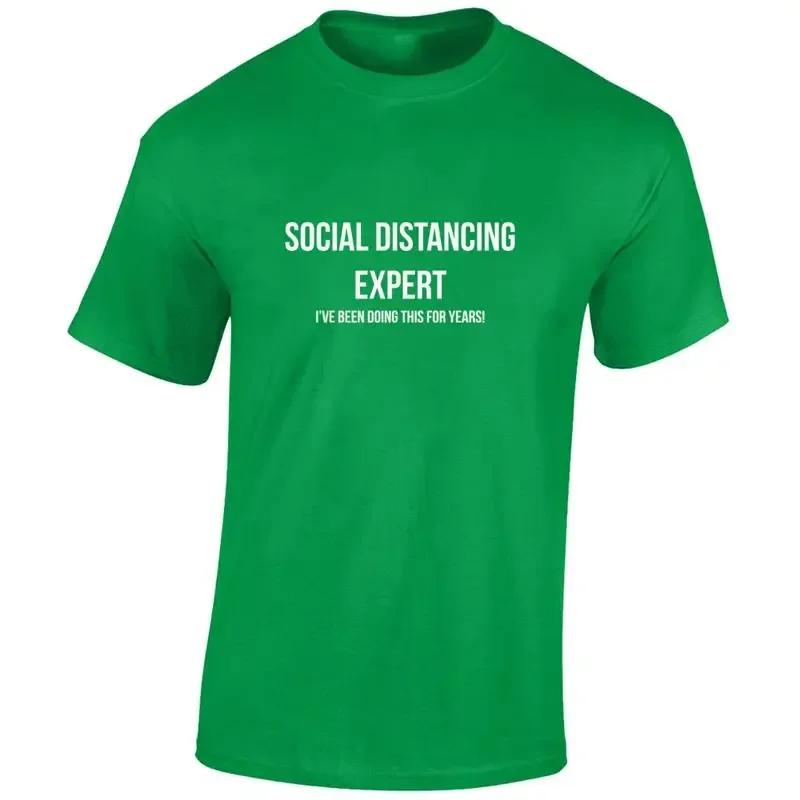 Social Distancing Expert Funny Quarantine Lockdown T Shirt