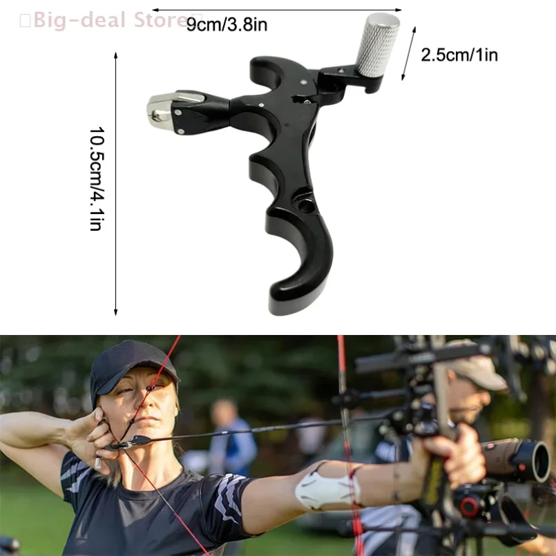 

Archery Bow Release Aid Wrist Strap Compound Bow Trigger Release Adjustable Archery Hunting Release Aid for Compound Bow