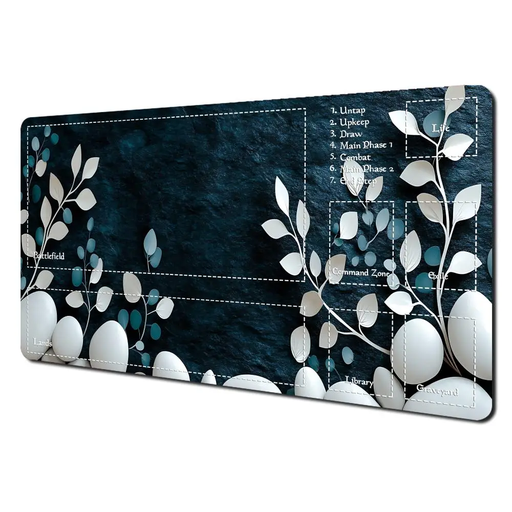 

Landscape Flowers Mouse pad Fantasy-themed TCG gamming playmat game mat Duel pads Beginner Card Battles Commander Gaming Deskpad