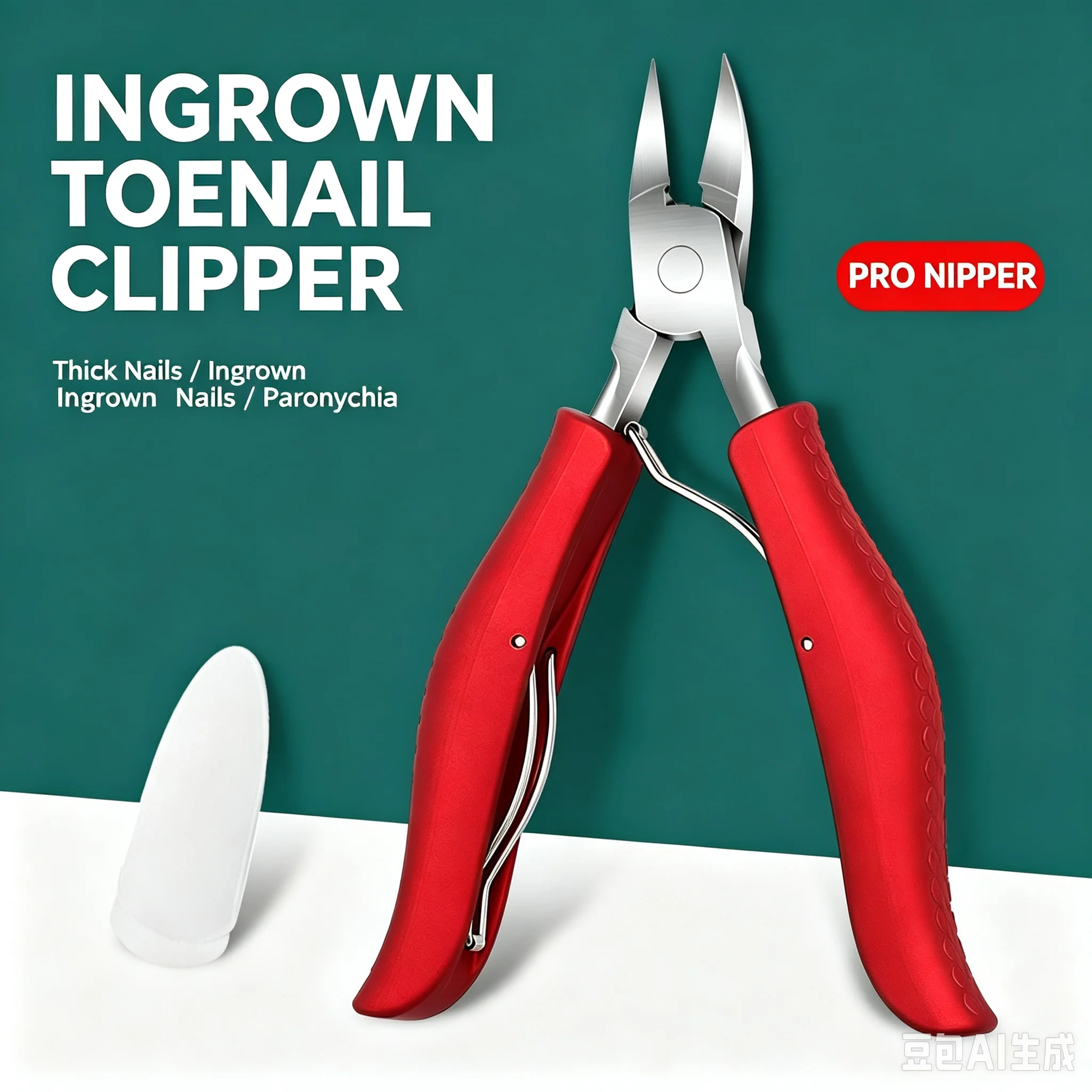1Pcs Professional Material Toe Nail Clipper For Ingrown Thick Toenails NippersTrimmer Cutter Manicure Pedicure Accessories Tool