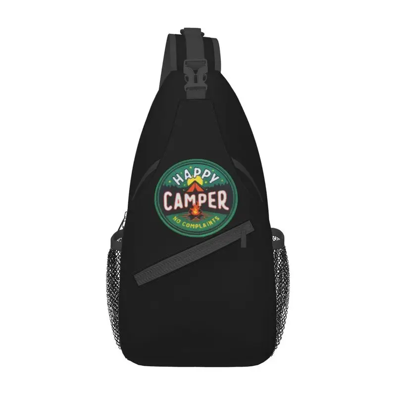 Mochila cruzada para hombre, bolsa de hombro para acampar y viajar