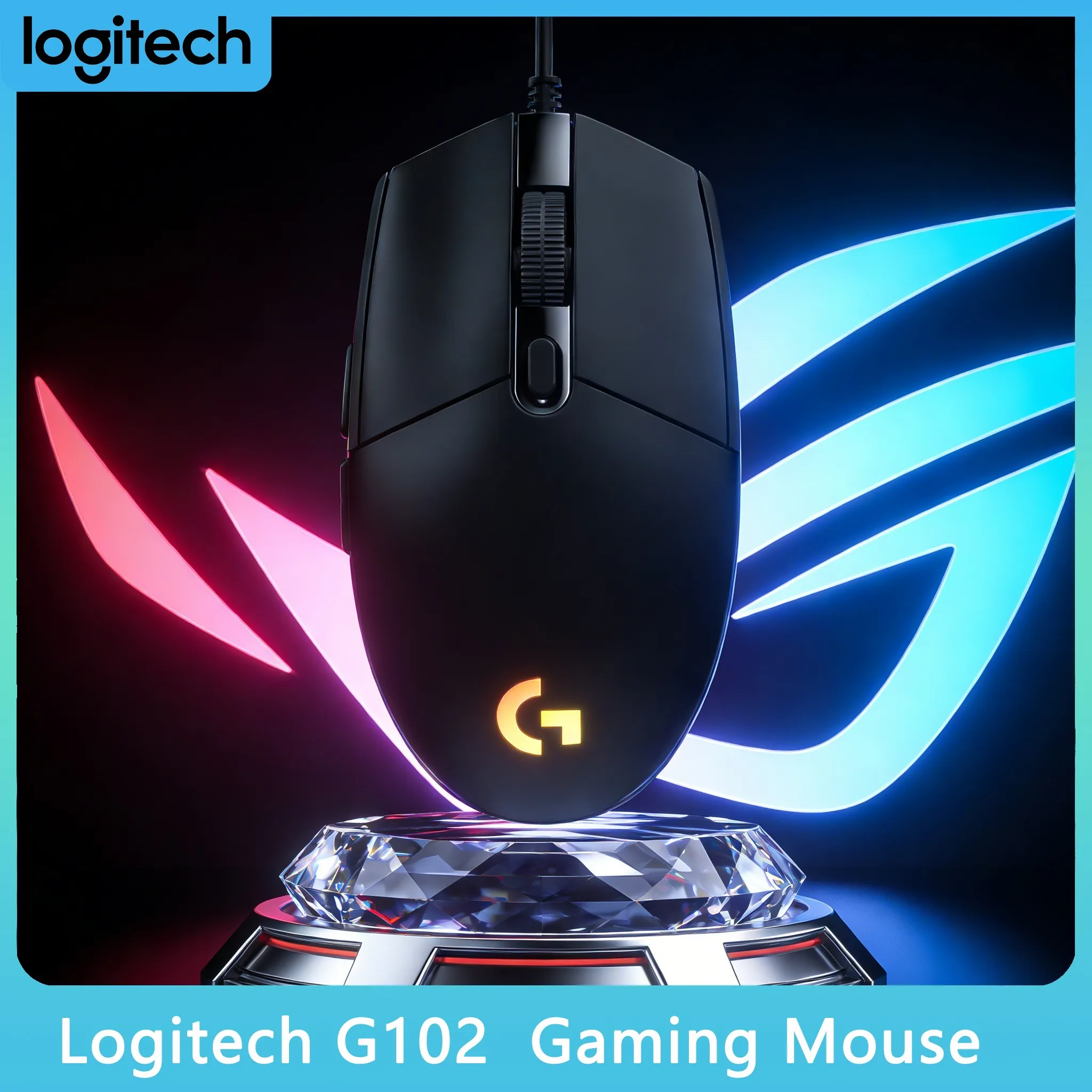 

Обязательная покупка: проводная мышь Logitech G102 8000DPI, легкая, с RGB-подсветкой и функцией Flow.