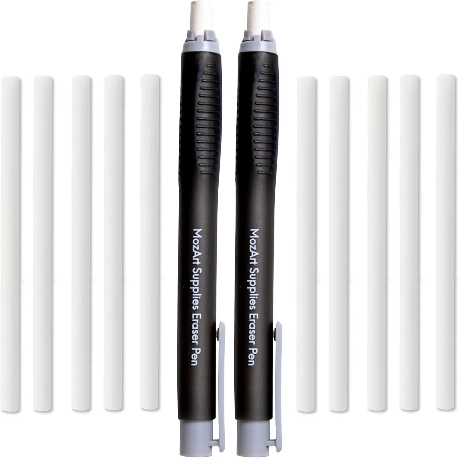 

2 Eraser Pens + 10 Refills - Precision Erasing for Sketching & Drafting