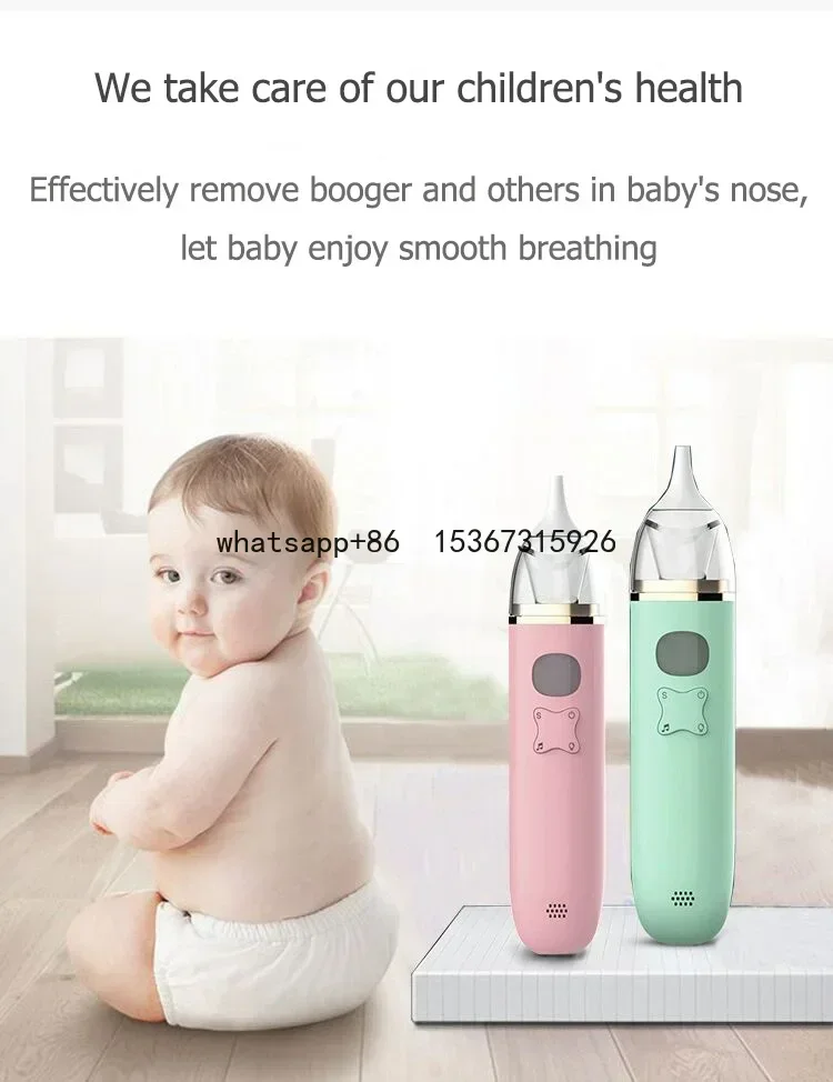 Baby Safety Newborn Nasal Aspirator Nose Cleaner