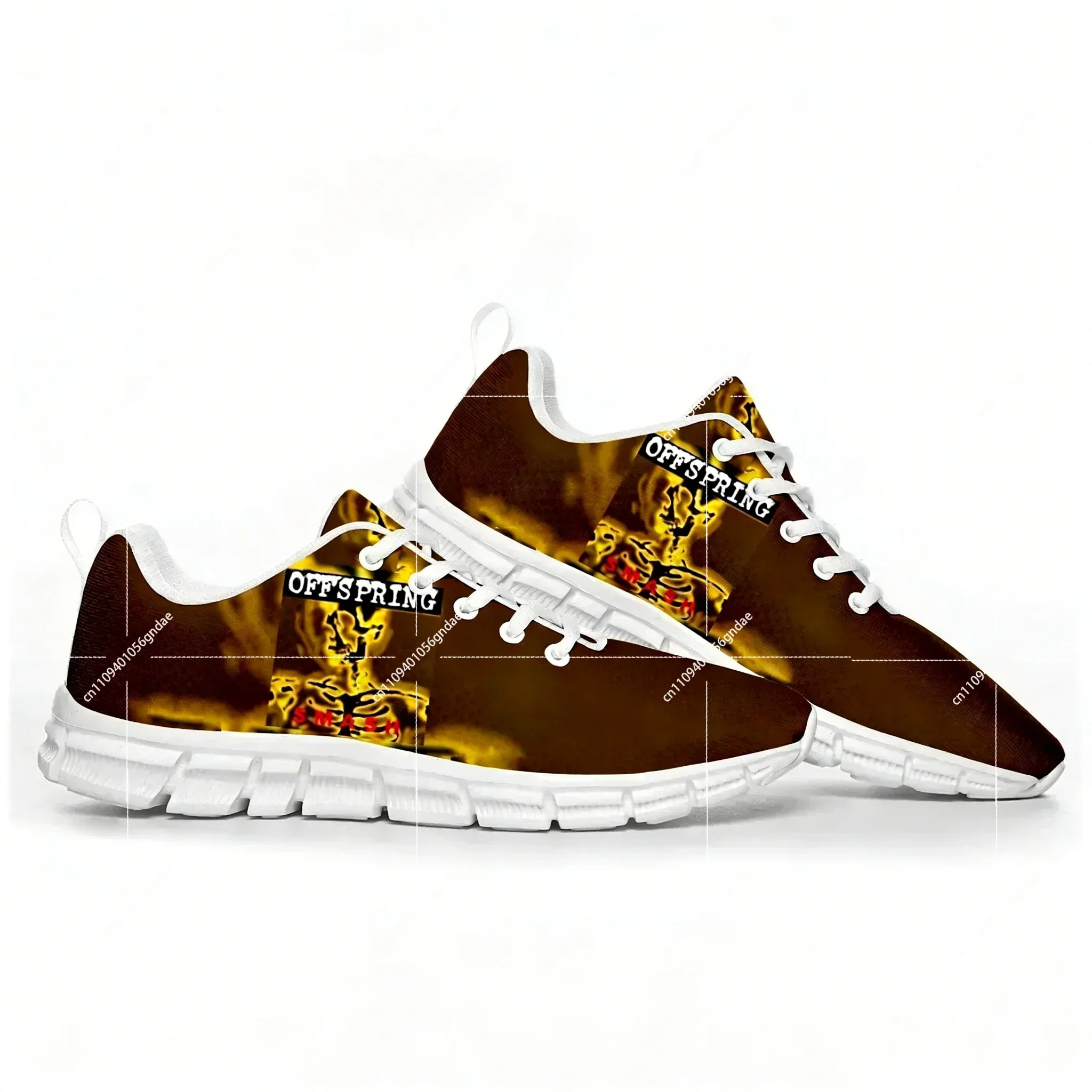 

Спортивная обувь The Offspring Rock Band, мужские и женские кроссовки, повседневная обувь для пар, белые