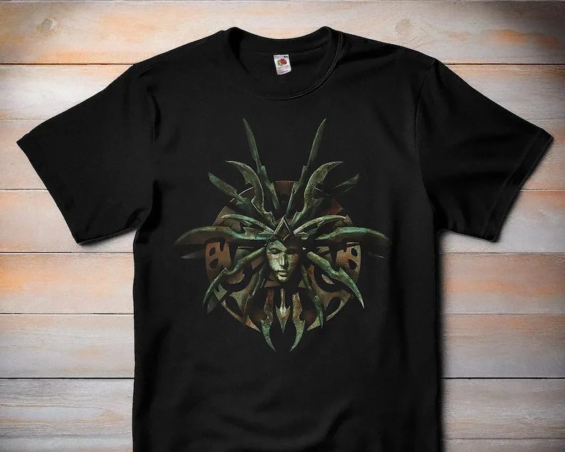 Planescape Torment V5 - Lady of Pain - Classic Video Game RPG Tshirt, Retro Gamer Tee, Gaming Shirt, Gamer Gift