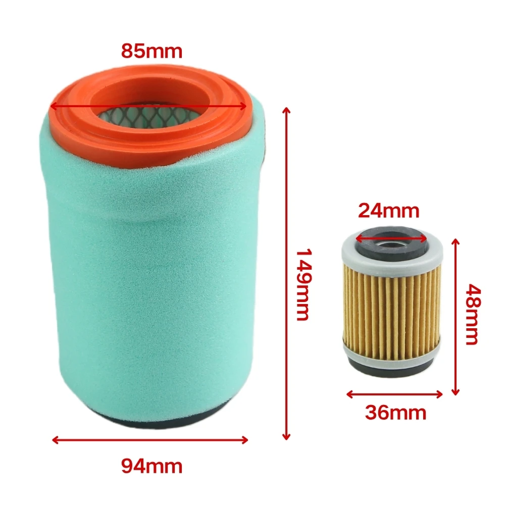 For Yamaha Big Bear 400 YFM400 YFM400F YFM400FB YFM400FBE YFM400FBH YFM400FH YFM400H Motorcycle Air Filter Oil Filter 2