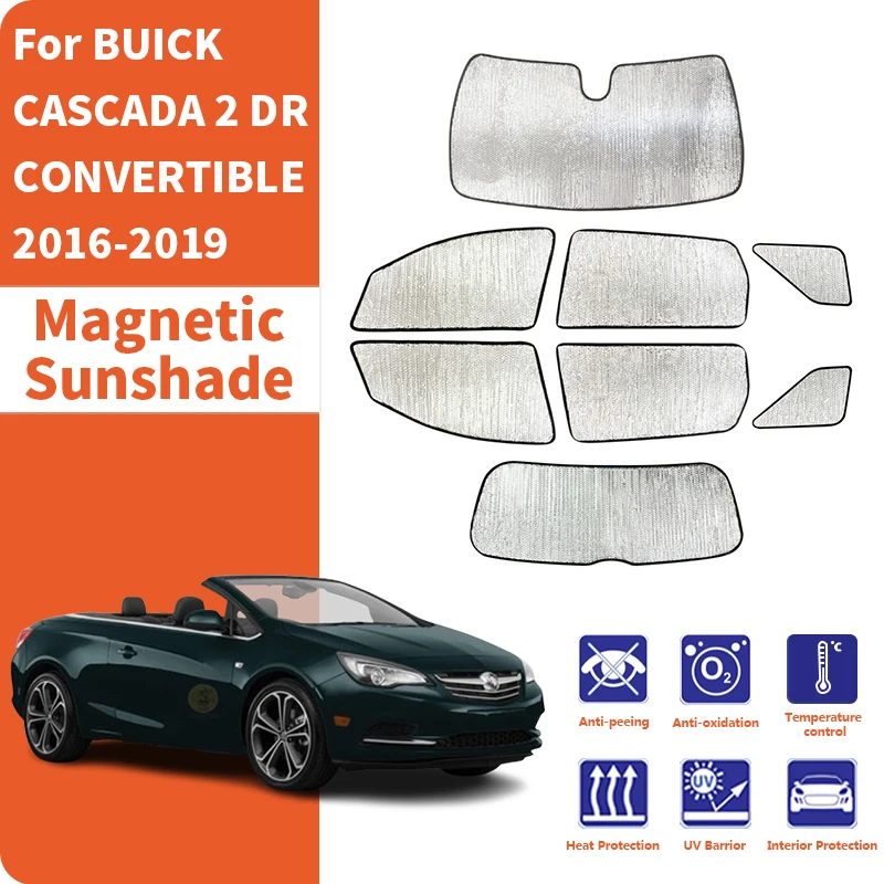 

Солнцезащитные шторки для автомобильных окон, защита от ультрафиолета, аксессуары для BUICK CASCADA 2 DR CONVERTIBLE 2016-2019