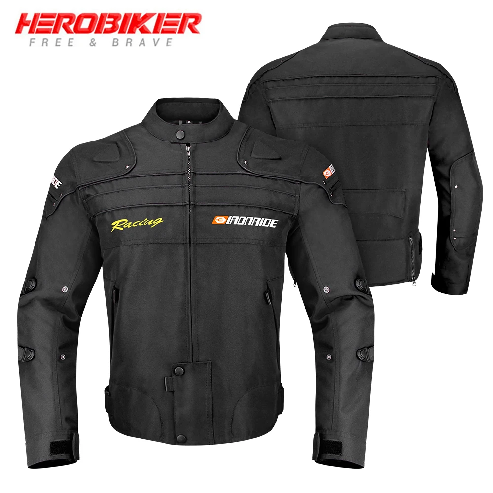 

Мотоциклетная четырехсезонная куртка для верховой езды, защита от падения, износостойкая водонепроницаемая спортивная куртка на открытом воздухе, внедорожная мотоциклетная куртка для верховой езды