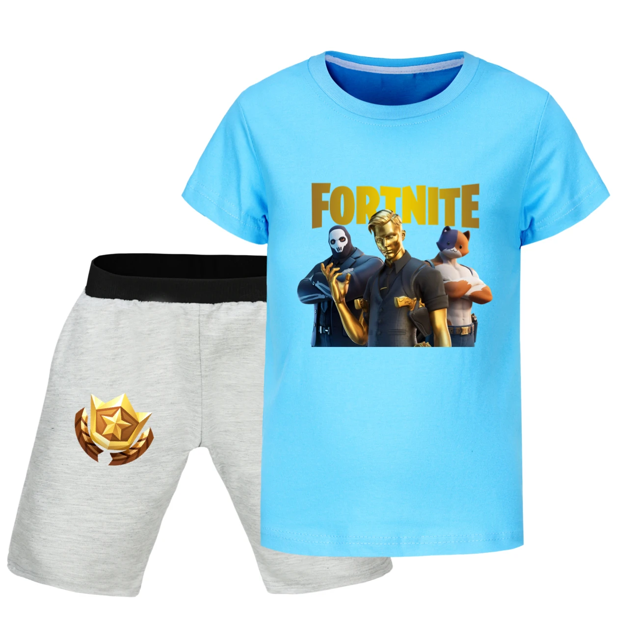 Fortnite New Kids Clothes Summer Children's Clothes Sets  Teens Girls T-shirt and Pants 2 Pcs Baby Clothing Sets978