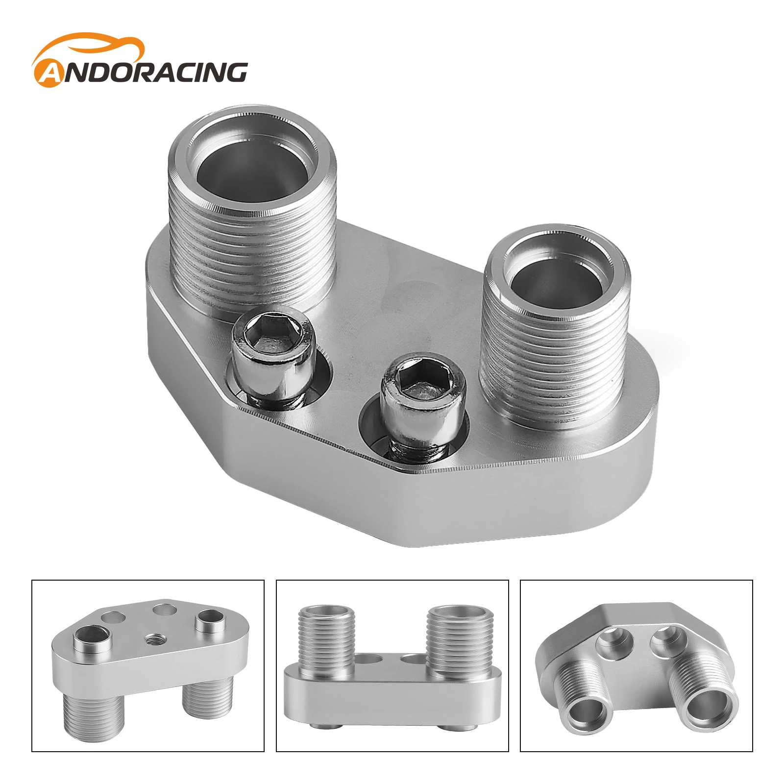 AC Compressor Adapter Fitting A/C Quick Connector Fittings 8/10AN T6 Aluminum Polished Finish Replacement for Sanden SD7B10 7176