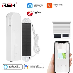 RSH Zigbee Control Solar Powered Smart Blinds Drive Motor Tuya motorizzato Chain Roller Control Shade Shutter Drive Motor Opener