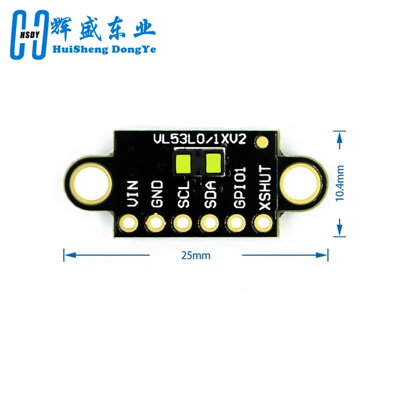 Vl53L1X z pokrywką Laser Ranging STM32 TOF Czas lotu Chip Czujnik pomiaru odległości lotu dla Arduino